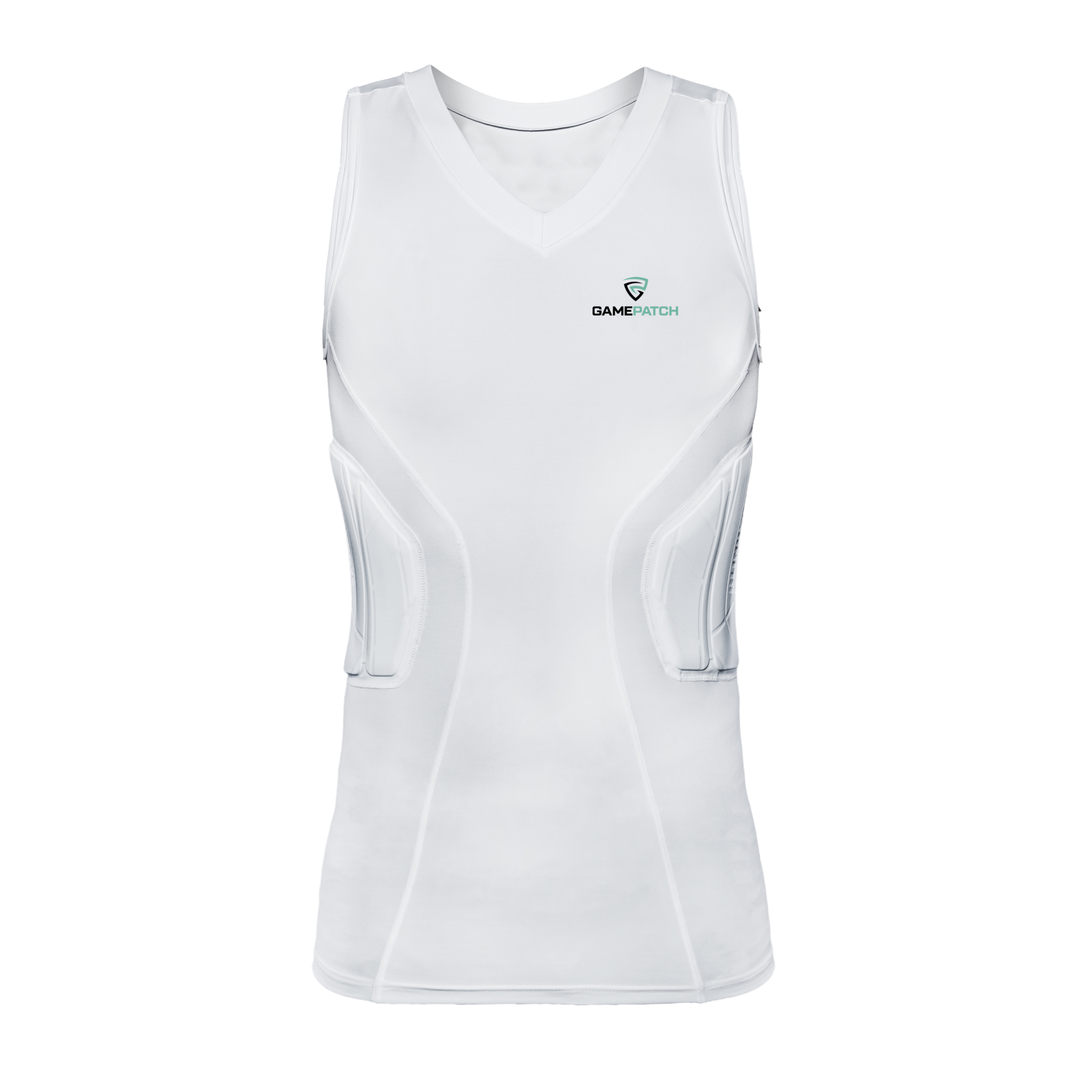 Gamepatch Kompresiniai Apsauginiai Marškinėliai be Rankovių PRO (balta)
