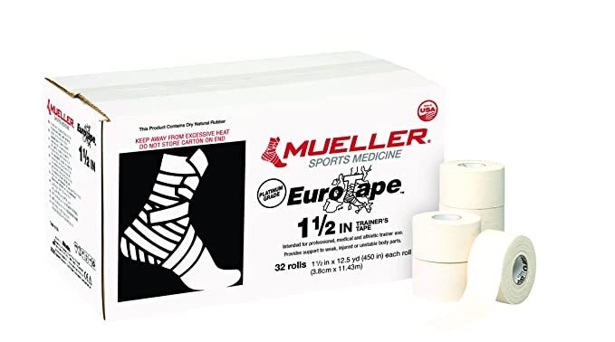 MUELLER® Eurotape Platinum sportinis teipas, 3.8 cm x 11,43 m (baltas) - Image 4