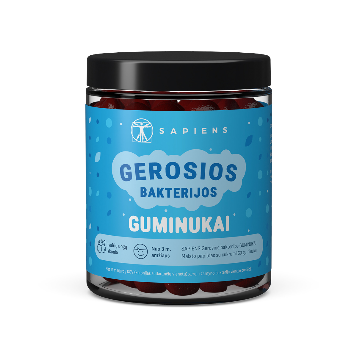 Sapiens Gerosios Bakterijos Guminukai, N60