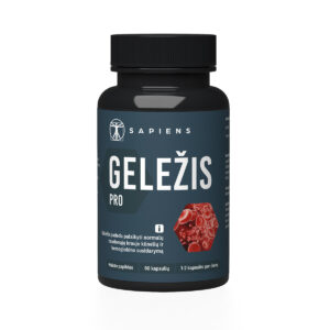 Sapiens Geležis PRO, 60 kaps.