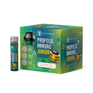 Sapiens Propolis Immuno Junior, 20 geriamųjų dozių po 10 ml